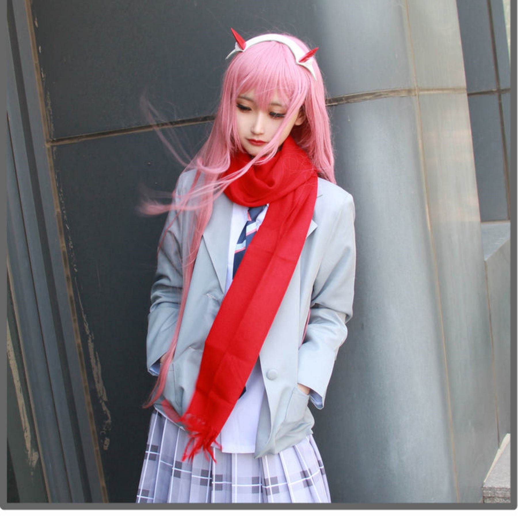 002 School Uniform Costume Set Darling in the FRANXX Cosplay