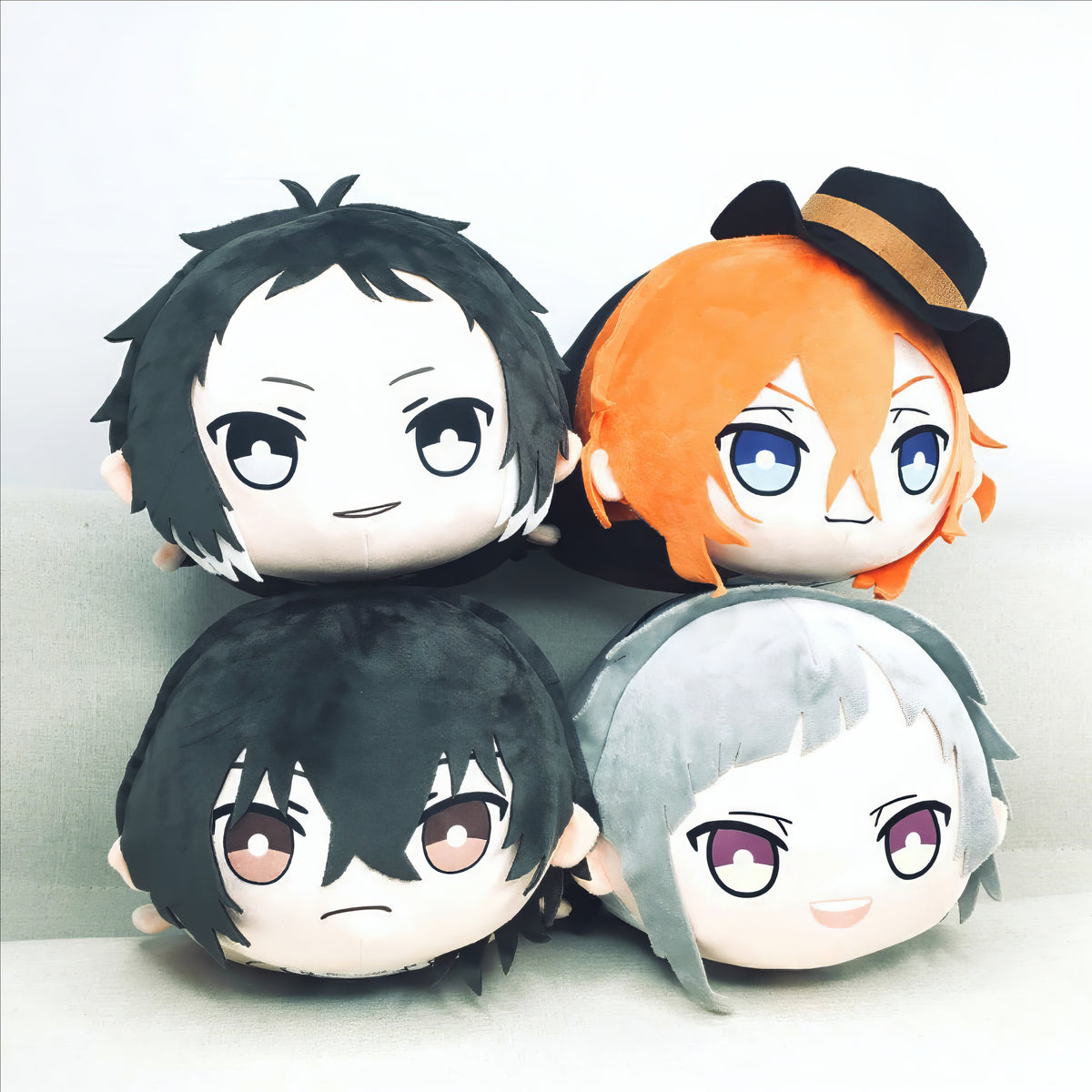 Bungo Stray Dogs Nakahara Nakaya Nakajima Atsushi Akutagawa Ryunosuke Dazai Osamu Accessories Dumpling Pillow Pendant