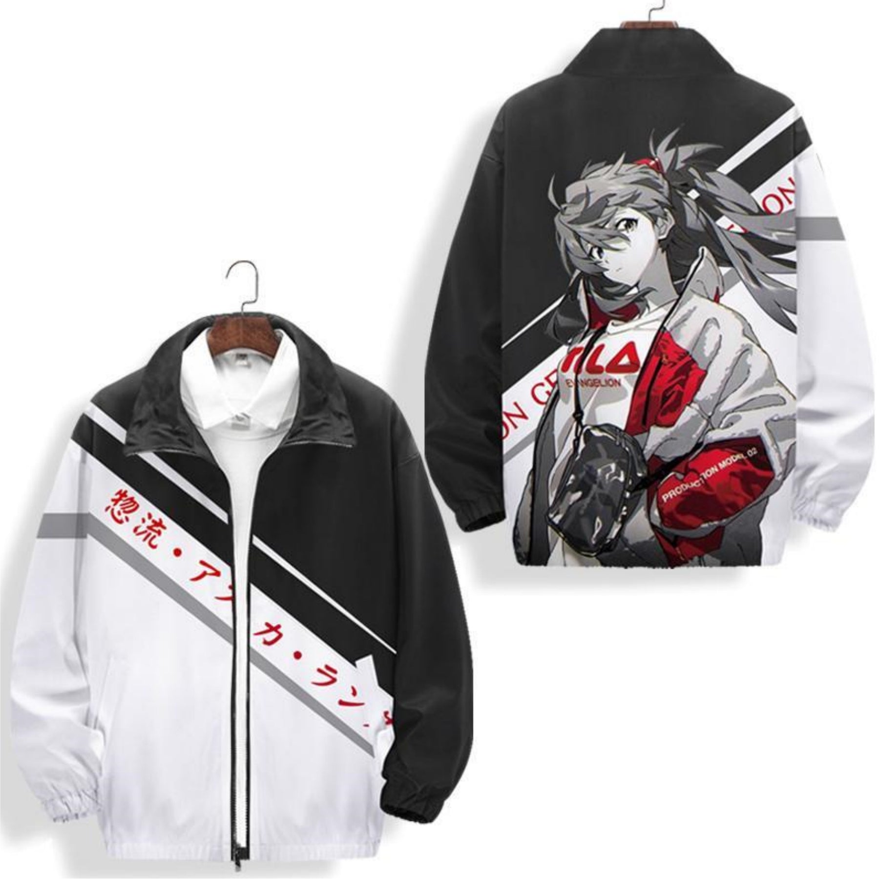 EVA Evangelion Jacket Men's Lapel Jacket Anime Accessories