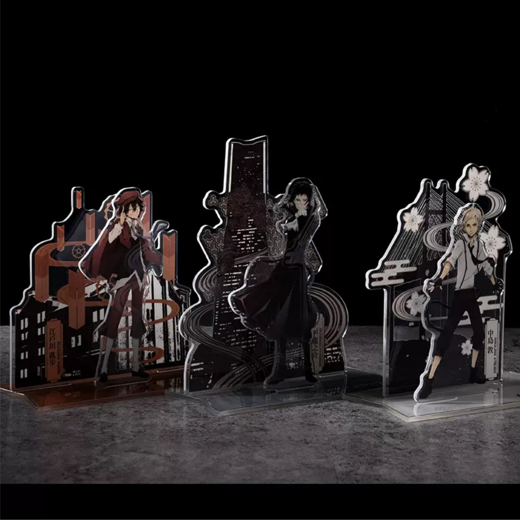 Bungo Stray Dogs Peripheral anime Stand ornament Osamu Dazai Edogawa Rampo Ryunosuke Akutagawa Accessories anime