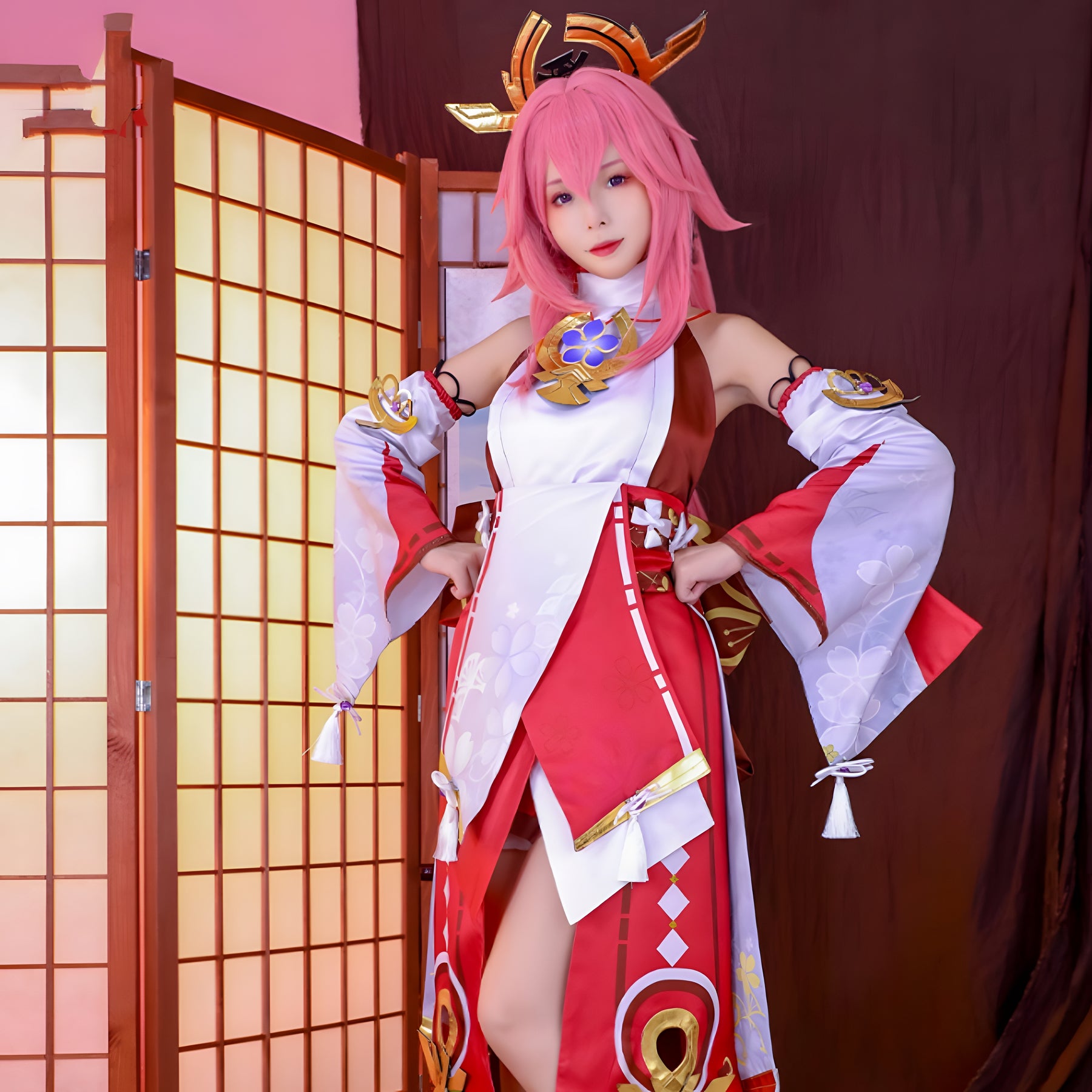 Genshin Impact Yae Miko Cos Costume Mingshen Dashe Gong Si Adult Game cosplay Costume Animation Costume Female