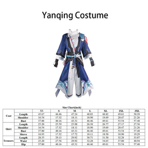 Yanqing Costume Set Honkai: Star Rail Cosplay