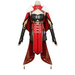 Original God Chongyun Beidou Xingqiu COS Uncrowned Dragon King Yujie full set female cloak anime cosplay suit