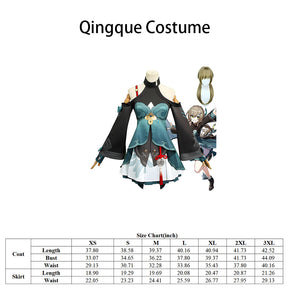 Qingque Cosplay Qingque Honkai Star Rail Cosplay Adult Anime Cosplay Costume for Women