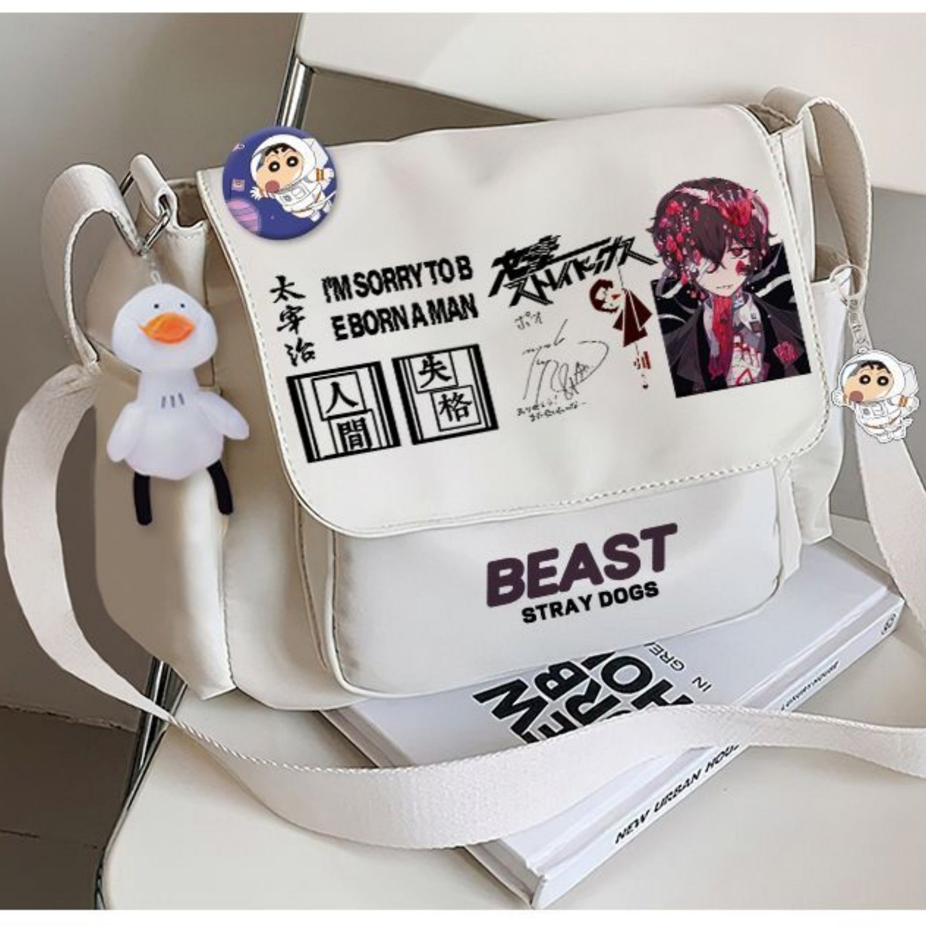 Bungo Stray Dogs Stray Dogs Crossbody Bag Anime Accessories Cosplay