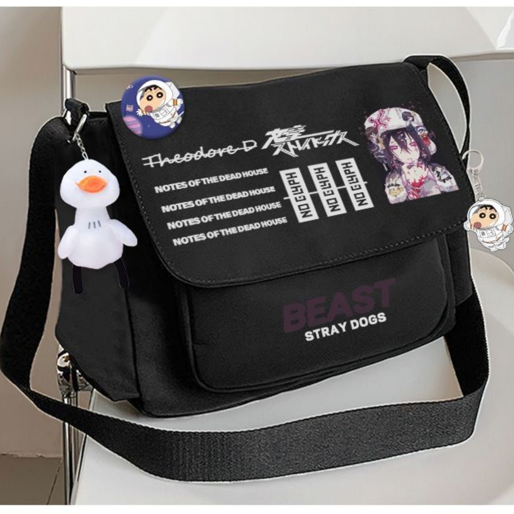 Bungo Stray Dogs Stray Dogs Crossbody Bag Anime Accessories Cosplay