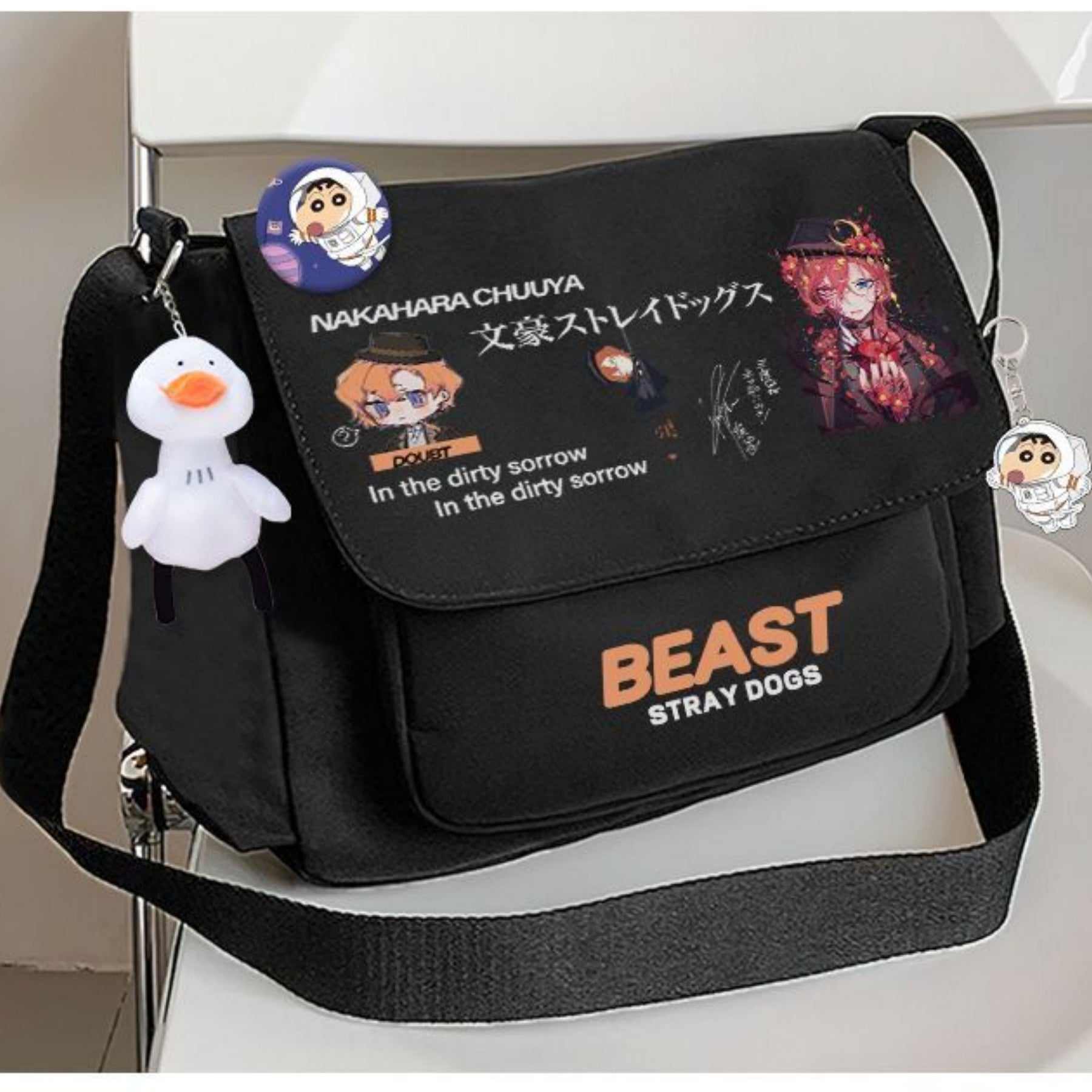 Bungo Stray Dogs Stray Dogs Crossbody Bag Anime Accessories Cosplay