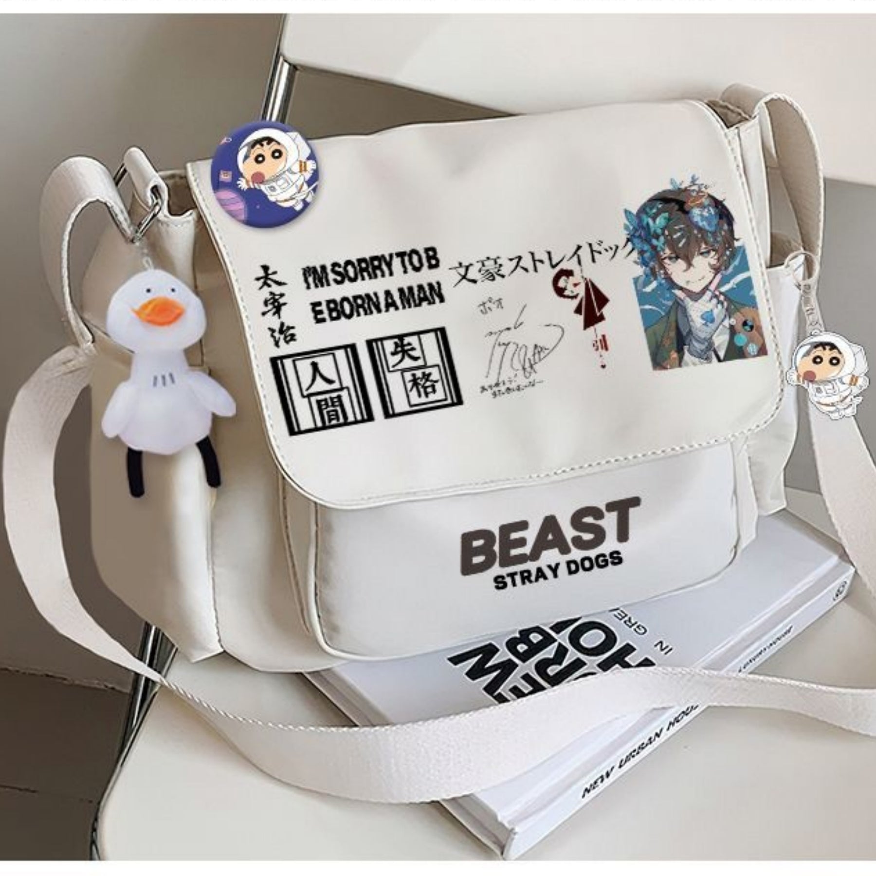 Bungo Stray Dogs Stray Dogs Crossbody Bag Anime Accessories Cosplay