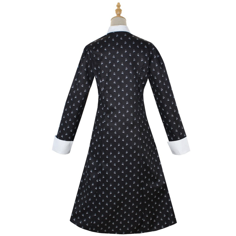 Wednesday Addams Costume Dress for Girls Halloween Costume Cosplay Party