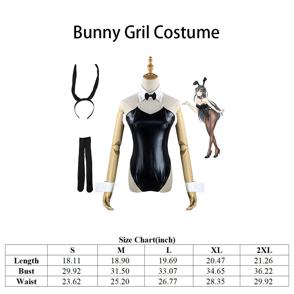 Mai Sakurajima Bunny Girl Costume Set Youth Pig Bastard Series Rascal Does Not Dream Cosplay